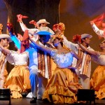 Dancers at the Ballet Folklorico Dancers at the Ballet Folklorico