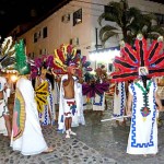 Dancers at the Guadalupe Processions Dancers at the Guadalupe Processions in Early December