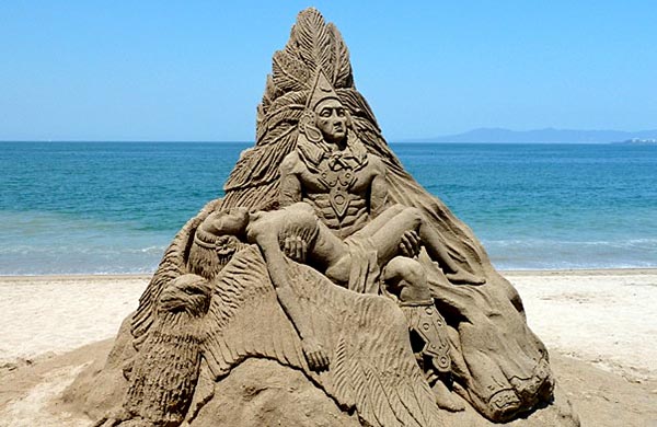 Sand Sculpture on the Malecón